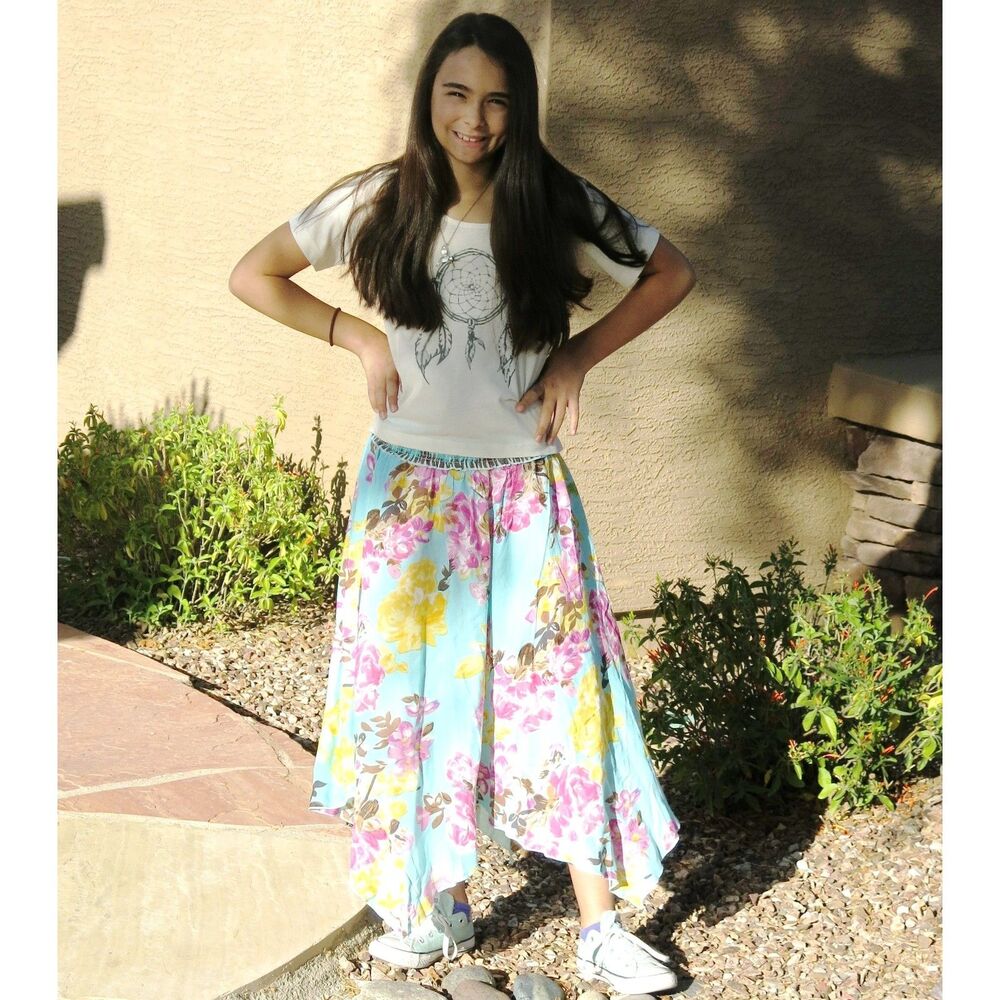 Jak & Peppar Girls Top 10 12 14 16 cream gray dream catcher cropped t-shirt boho - Picture 6 of 8